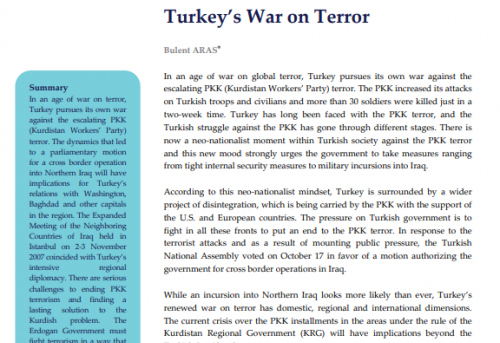 Turkey's War on Terror