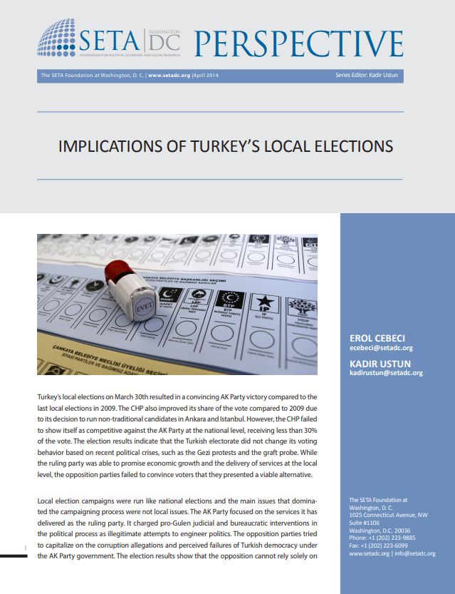 Implications of Turkey's Local Elections