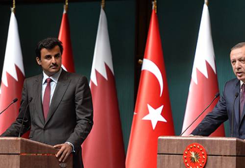 Turkey Saudi Arabia and Qatar on Syria