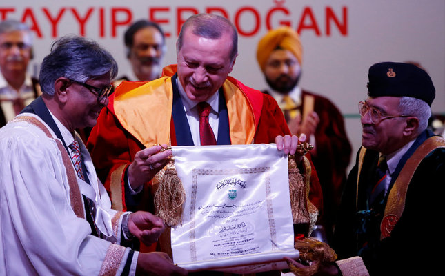 Erdoğan in India 'The world is bigger than five'