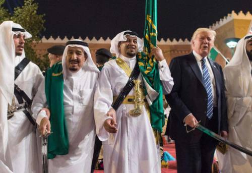 Did Trump's 'selling security to rich countries' policy cause Gulf
