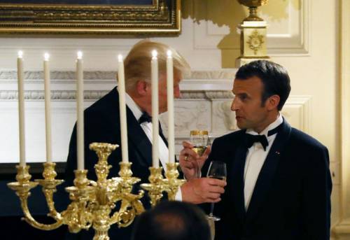 Macron Tries to Nudge Trump on Syria Policy